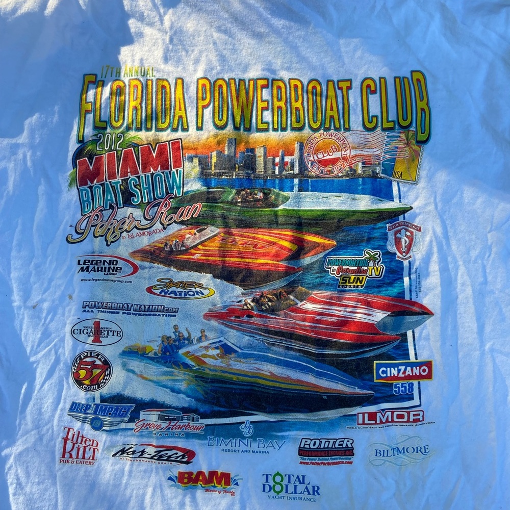 Powerboat tee